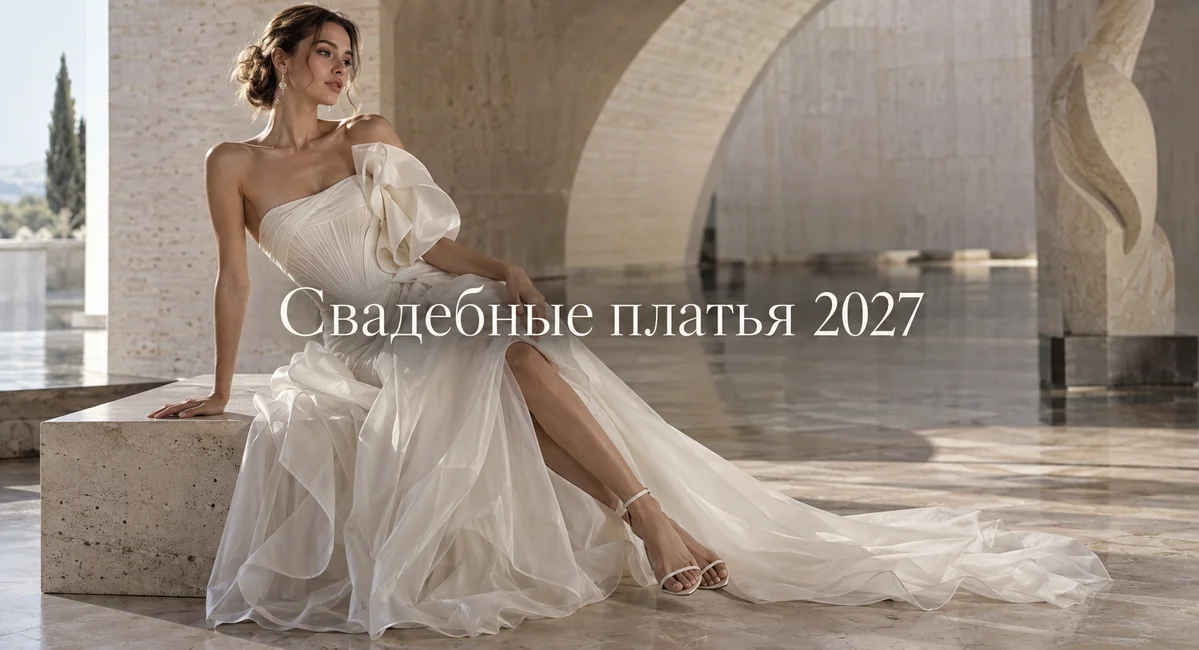 Свадебные платья 2027 года: главные тренды и стильные образы
