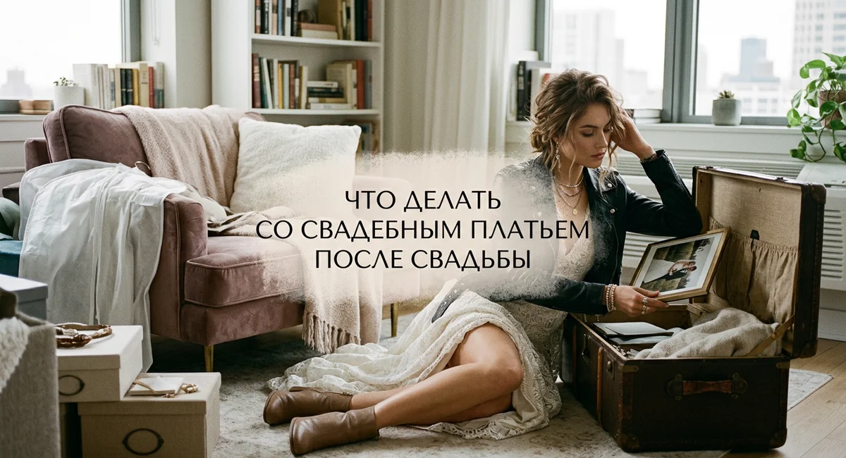 Что делать со свадебным платьем после свадьбы